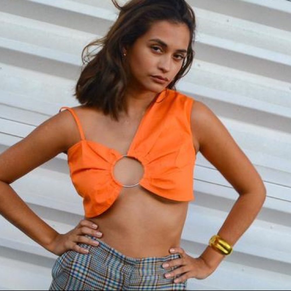 House of Sunny Orange top